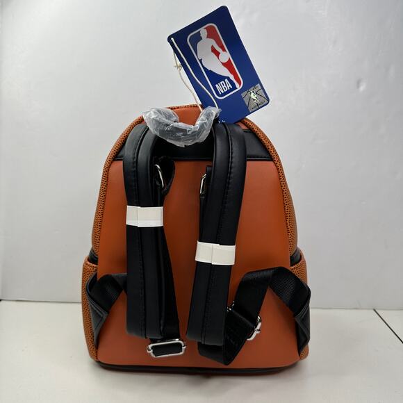 New Loungefly NBA Brooklyn Nets Mini Backpack Basketball NWT - Picture 4 of 8